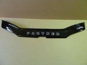 Мухобійка Peugeot Partner (1996-2002) (VT-52) Дефлектор капота накладка PG09 фото