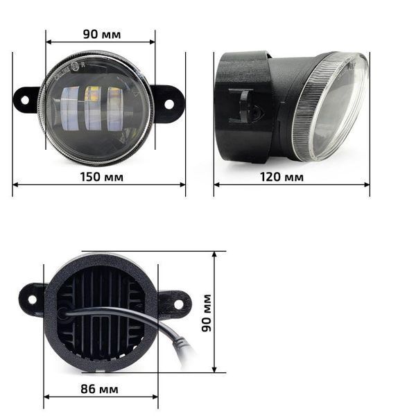 Противотуманные фары Nissan Almera 02-06 1271021737 фото
