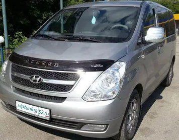 Мухобойка Hyundai Grand Starex (2007&gt,) (VT-52) Дефлектор капота накладка HYD15 фото