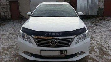 Мухобійка Toyota Camry Ru (50) (2011-2015) (VT-52) Дефлектор капота накладка TYA59 фото