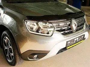 Мухобійка Renault Duster з 2018 (VT-52) Дефлектор капота накладка RL44 фото