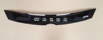 Мухобійка Mazda 5 (короткий) (2005-2010) (VT-52) Дефлектор капота накладка MZD40 фото