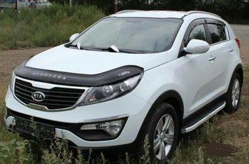 Мухобойка Kia Sportage (2010-2015) (VT-52) Дефлектор капота накладка KA20 фото