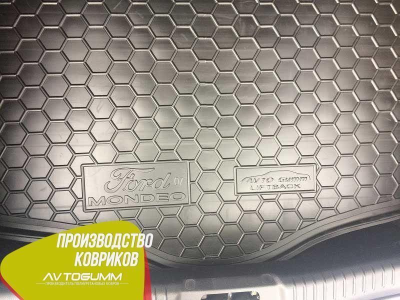 Коврик в багажник Ford Mondeo 4 2007- Hatchback (с докаткой) Автогум (Avto-Gumm) 11492 фото