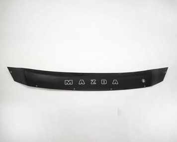 Мухобійка Mazda 3 (седан) (короткий) (2013&gt,) (VT-52) Дефлектор капота накладка 2469415532 фото