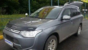 Мухобійка Mitsubishi Outlander (2012&gt,) (VT-52) Дефлектор капота накладка MSH25 фото