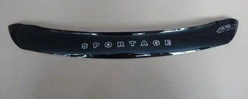 Мухобойка Kia Sportage (короткий) (2010-2015) (VT-52) Дефлектор капота накладка KA41 фото
