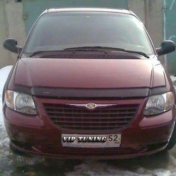 Мухобійка Chrysler Voyager IV (2001-2008) (VT-52) Дефлектор капота накладка CLR03 фото